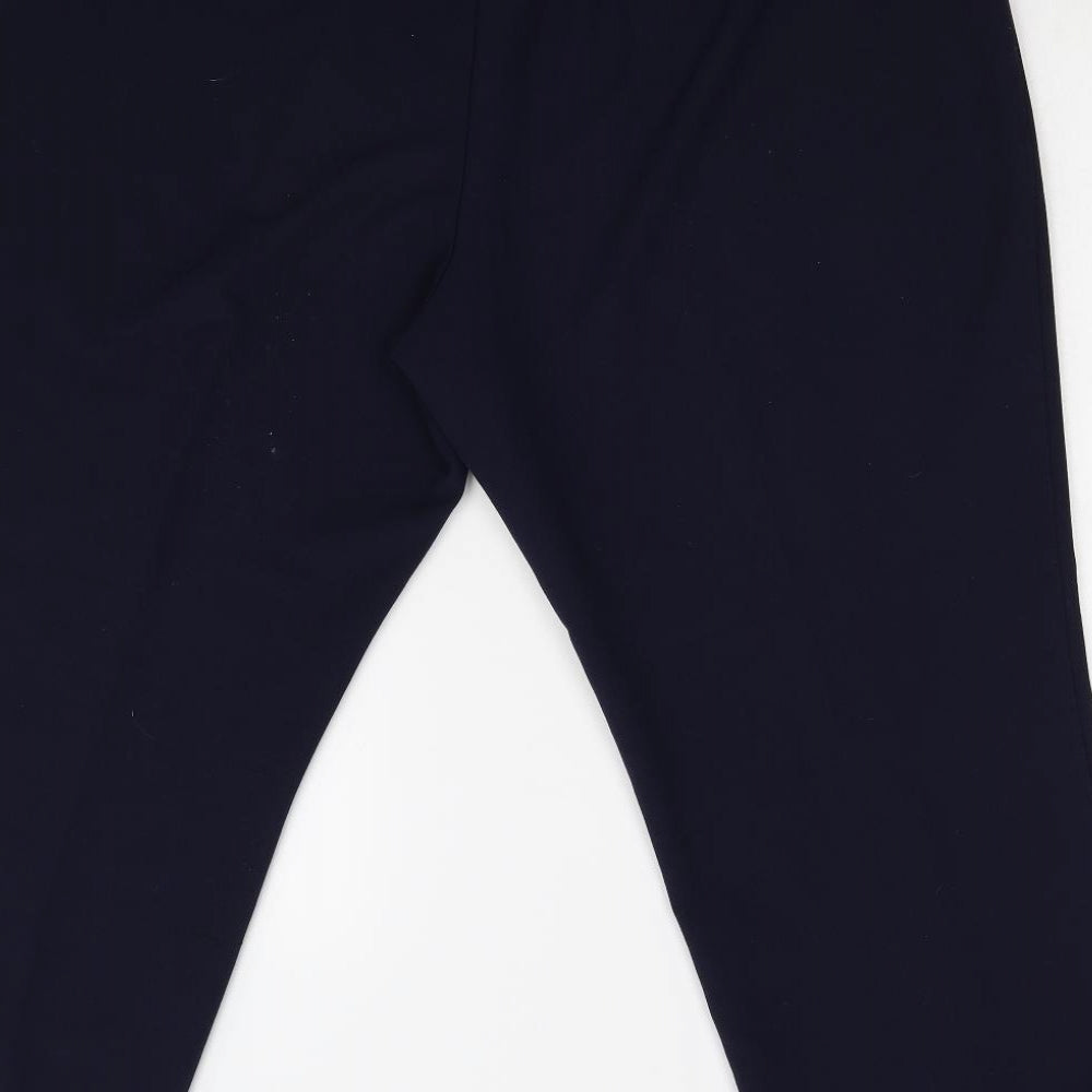 BM Collection Womens Blue   Trousers  Size 22 L27 in