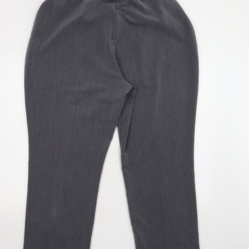 BM Collection Womens Grey   Trousers  Size 20 L27 in
