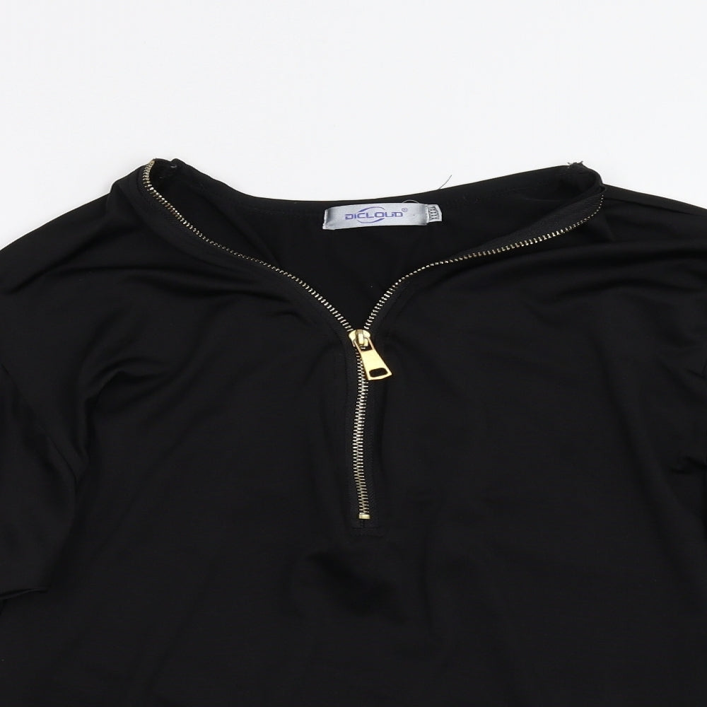 DiCloud Mens Black    T-Shirt Size 4XL