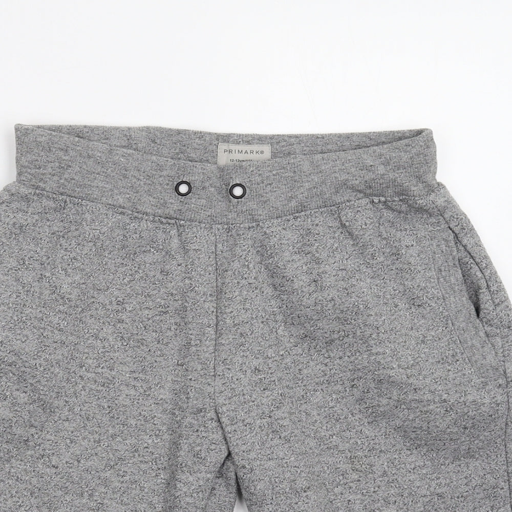 Primark Boys Grey   Sweat Shorts Size 12-13 Years