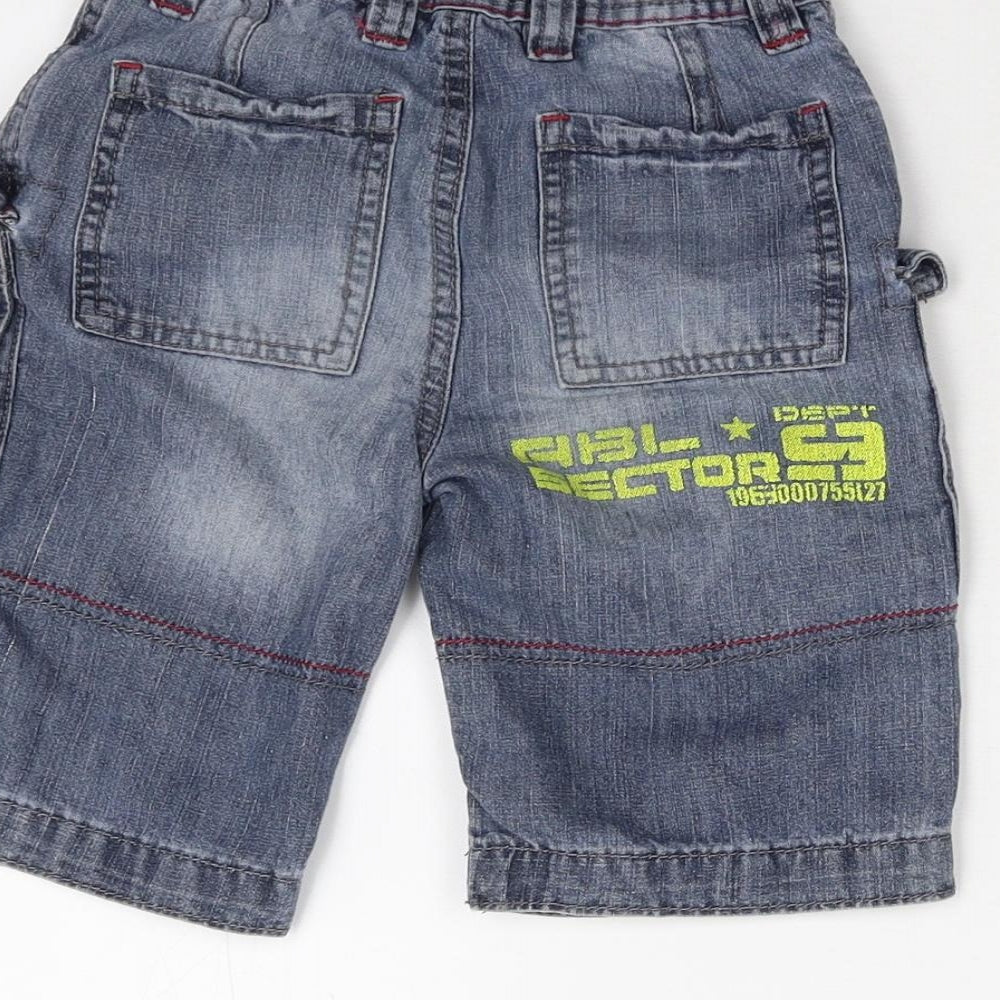 Primark Boys Blue  Damask Straight Jeans Size 2-3 Years