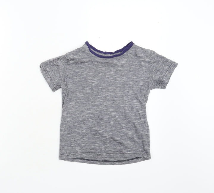 Very Boys Grey   Basic T-Shirt Size 5-6 Years