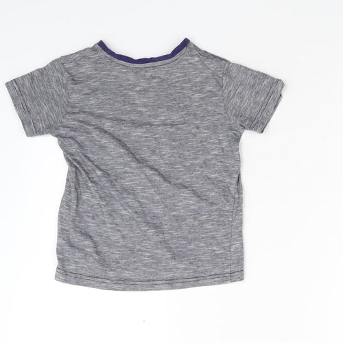 Very Boys Grey   Basic T-Shirt Size 5-6 Years