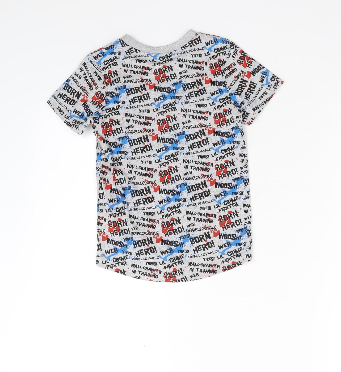 Nutmeg Boys Grey    T-Shirt Size 2-3 Years  - Spider Man