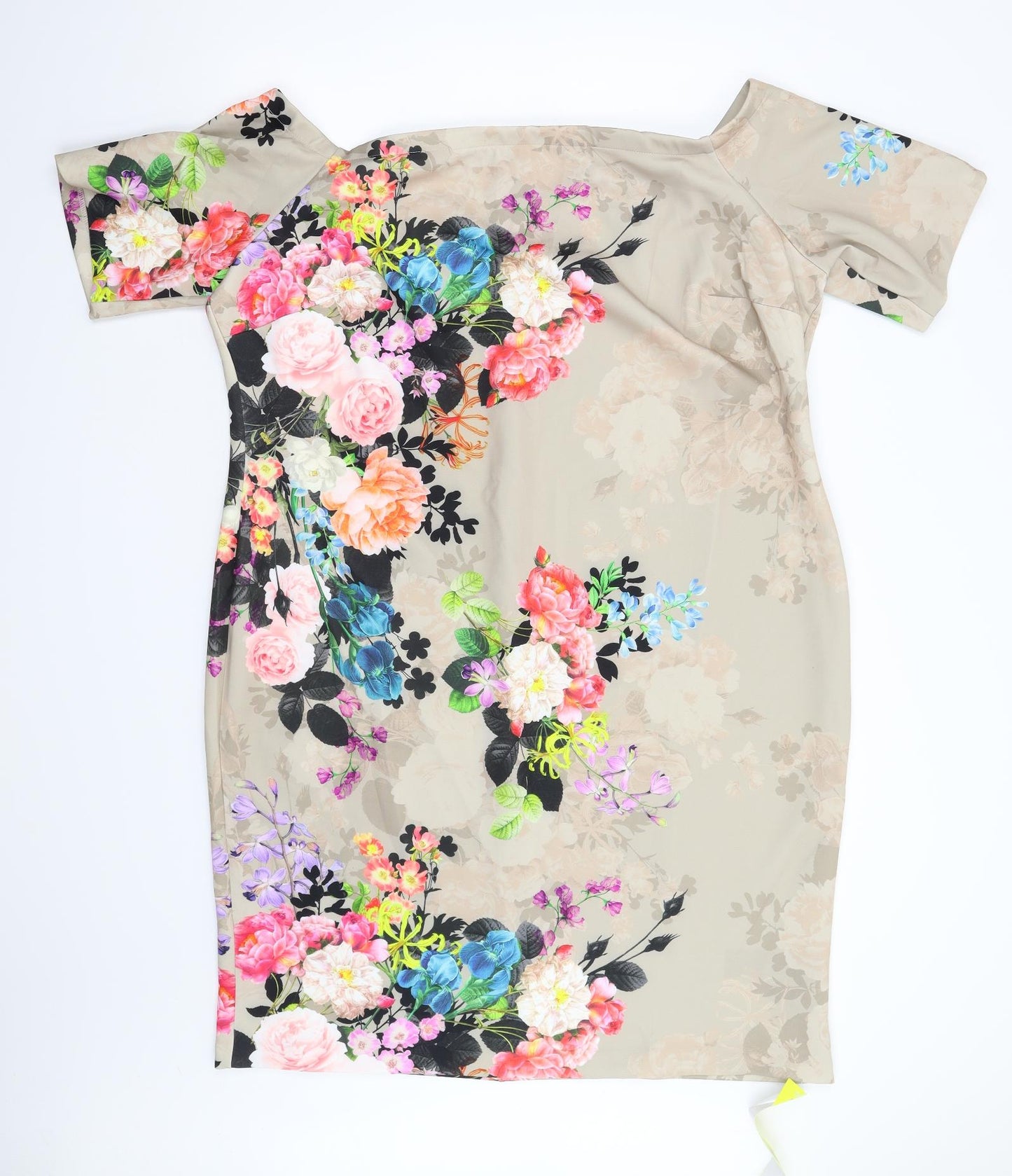 Joanna Hope Womens Beige Floral  Shift  Size 26