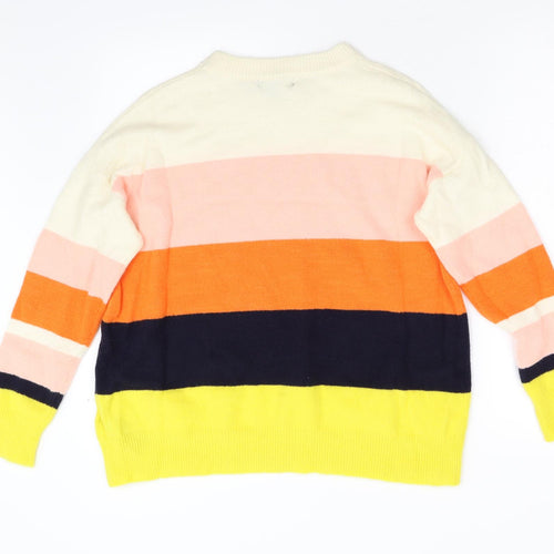 Oasis Womens Multicoloured  Knit Pullover Jumper Size M