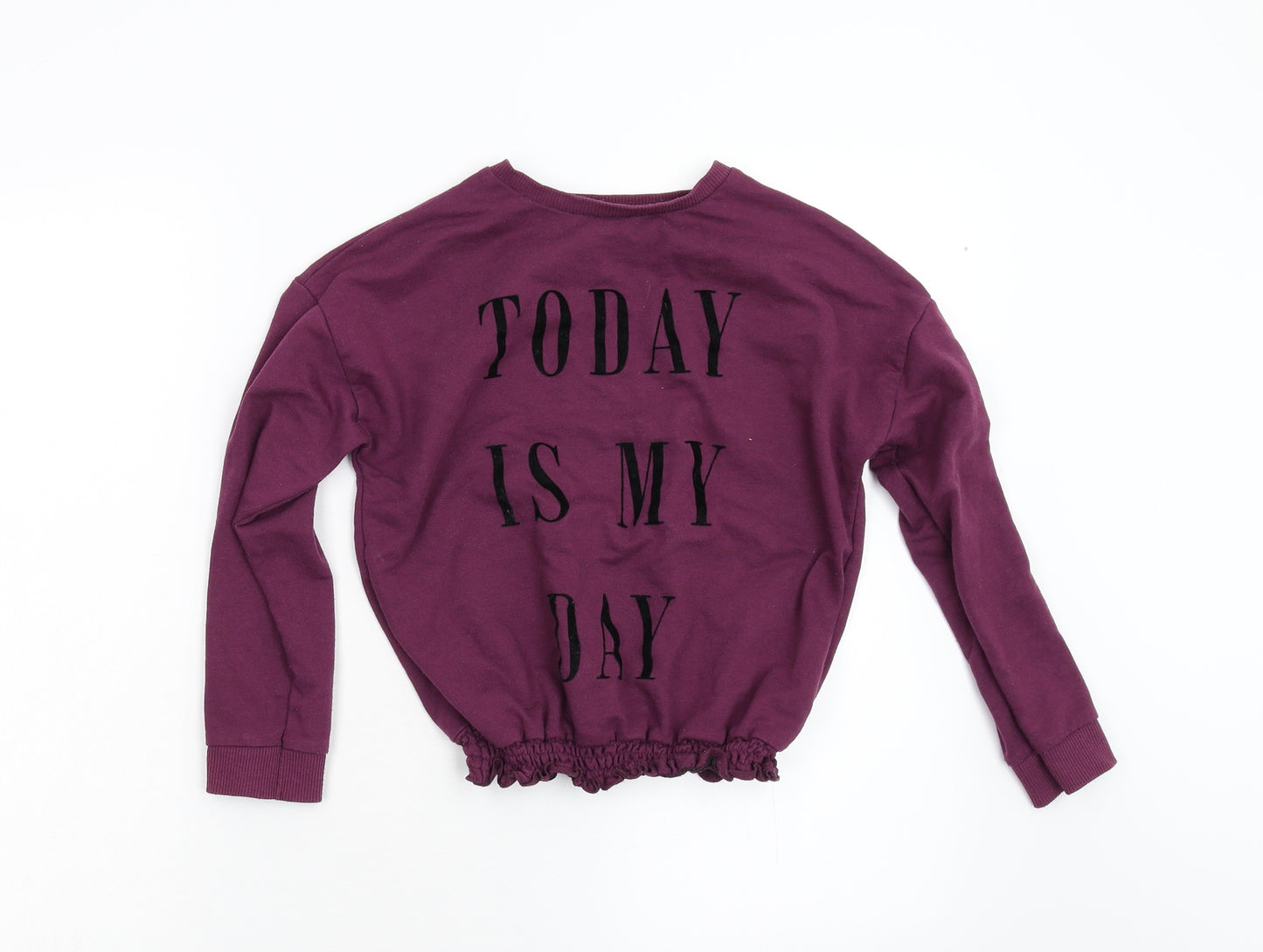 George Girls Purple   Pullover Jumper Size 8-9 Years