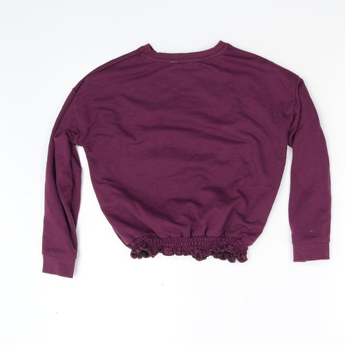 George Girls Purple   Pullover Jumper Size 8-9 Years