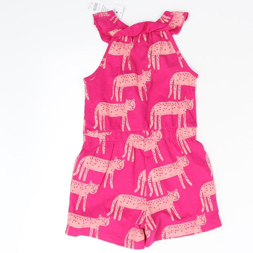 George Girls Pink   Playsuit One-Piece Size 3-4 Years