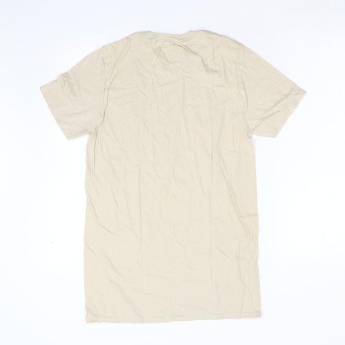 Pretty Little Thing Womens Beige   Basic T-Shirt Size S