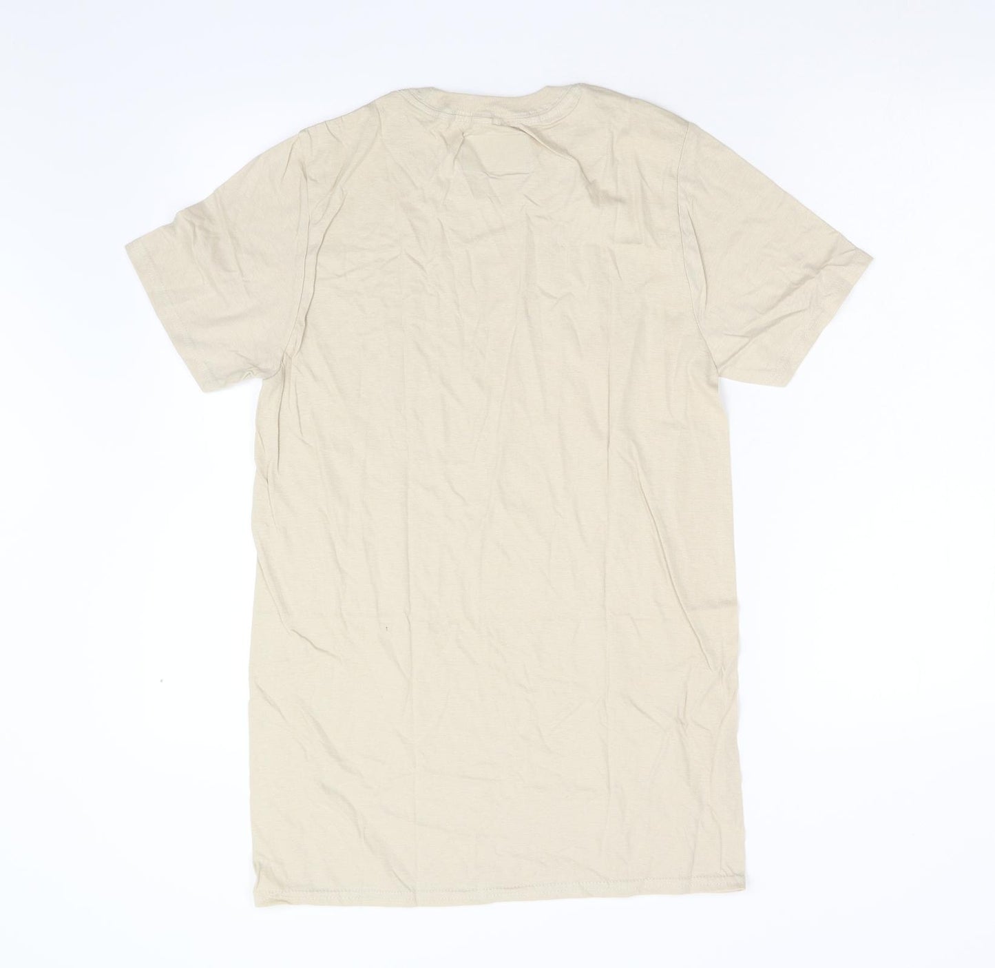 Pretty Little Thing Womens Beige   Basic T-Shirt Size S