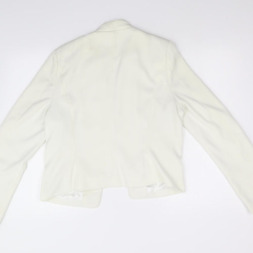 Glamorous Womens Ivory   Jacket Blazer Size 14