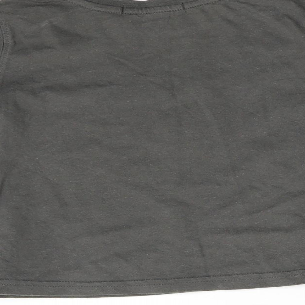 Charlie & Me Boys Grey   Basic T-Shirt Size 2 Years