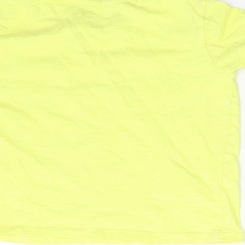Primark Girls Yellow   Basic T-Shirt Size 4-5 Years