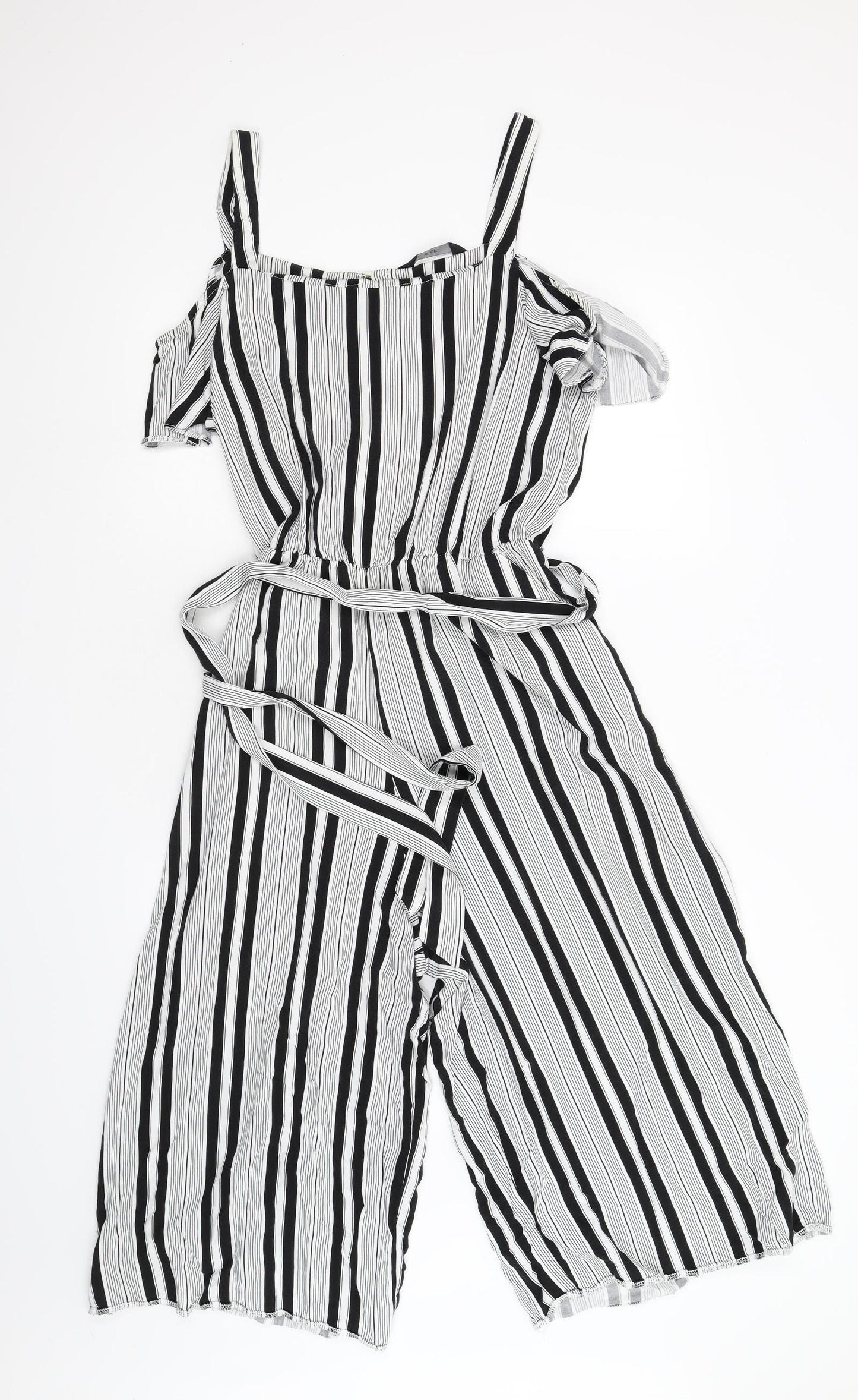 F&F Womens Multicoloured Striped  Jumpsuit One-Piece Size 16