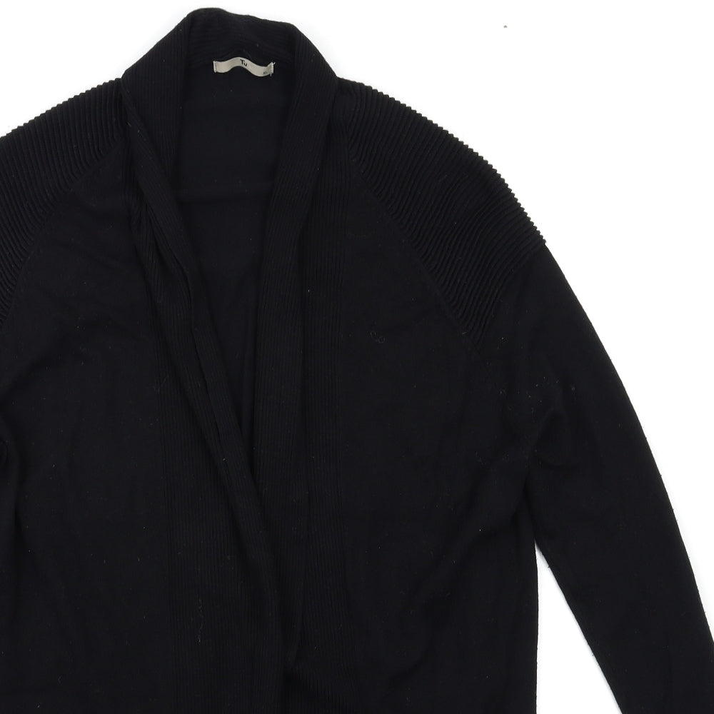 TU Womens Black   Cardigan Jumper Size 10