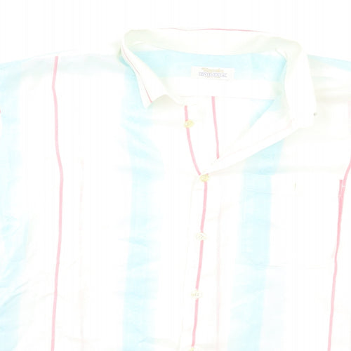Continental Mens Multicoloured Striped   Button-Up Size L