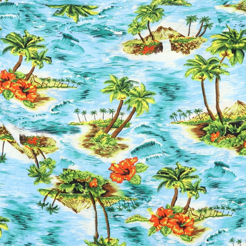Easy Mens Multicoloured Floral   Button-Up Size L  - Hawaiian shirt