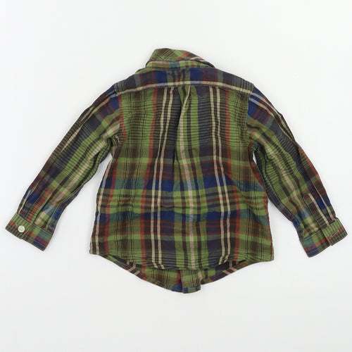Polo Ralph Lauren Baby Green Check  Basic Button-Up Size 6-9 Months