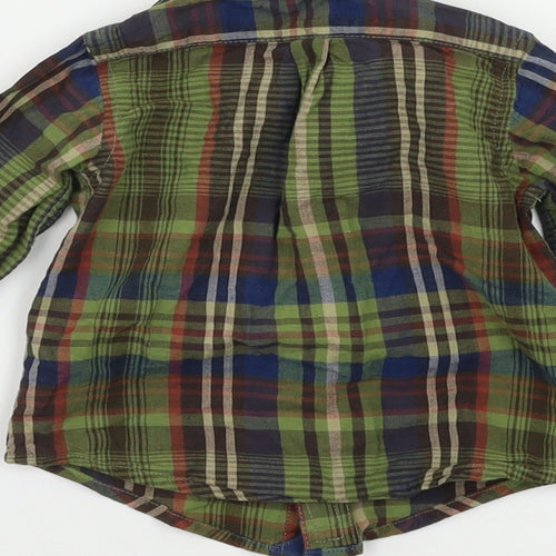 Polo Ralph Lauren Baby Green Check  Basic Button-Up Size 6-9 Months