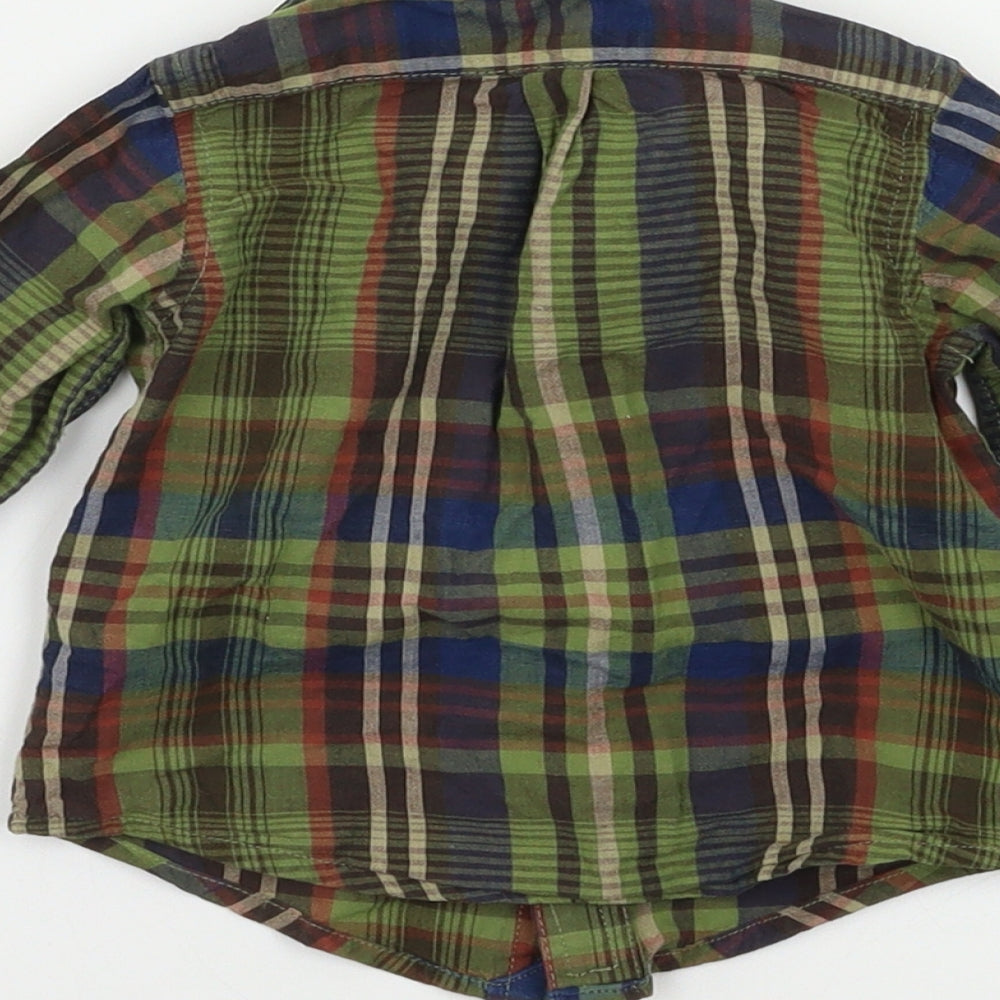 Polo Ralph Lauren Baby Green Check  Basic Button-Up Size 6-9 Months