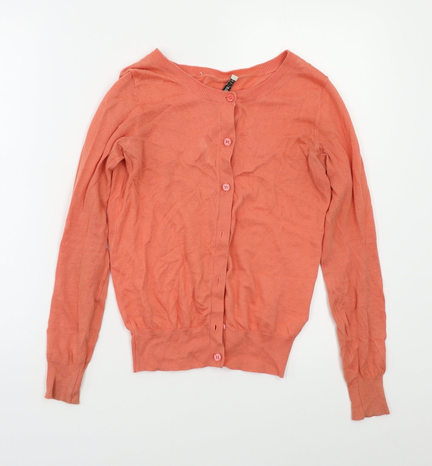 Oasis Womens Orange   Cardigan Jumper Size XS