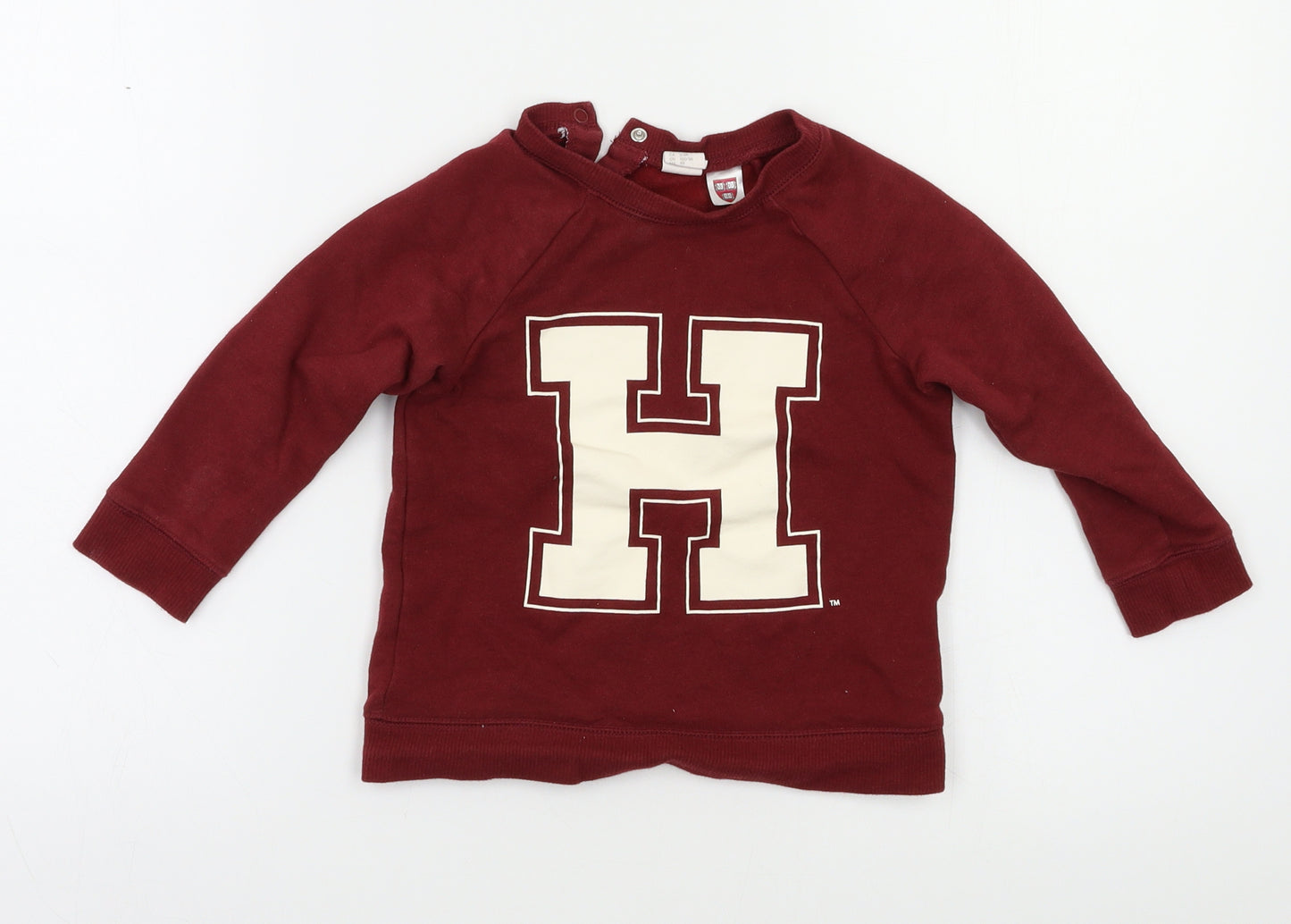 Preworn Boys Red   Pullover Sweatshirt Size 2-3 Years  - Harry Potter