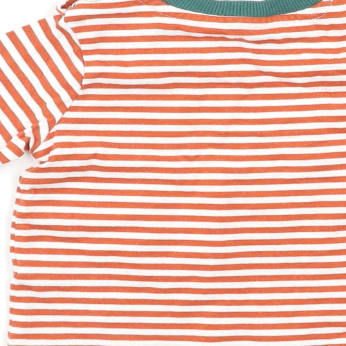 Nutmeg Baby Red Striped  Pullover T-Shirt Size 3-6 Months