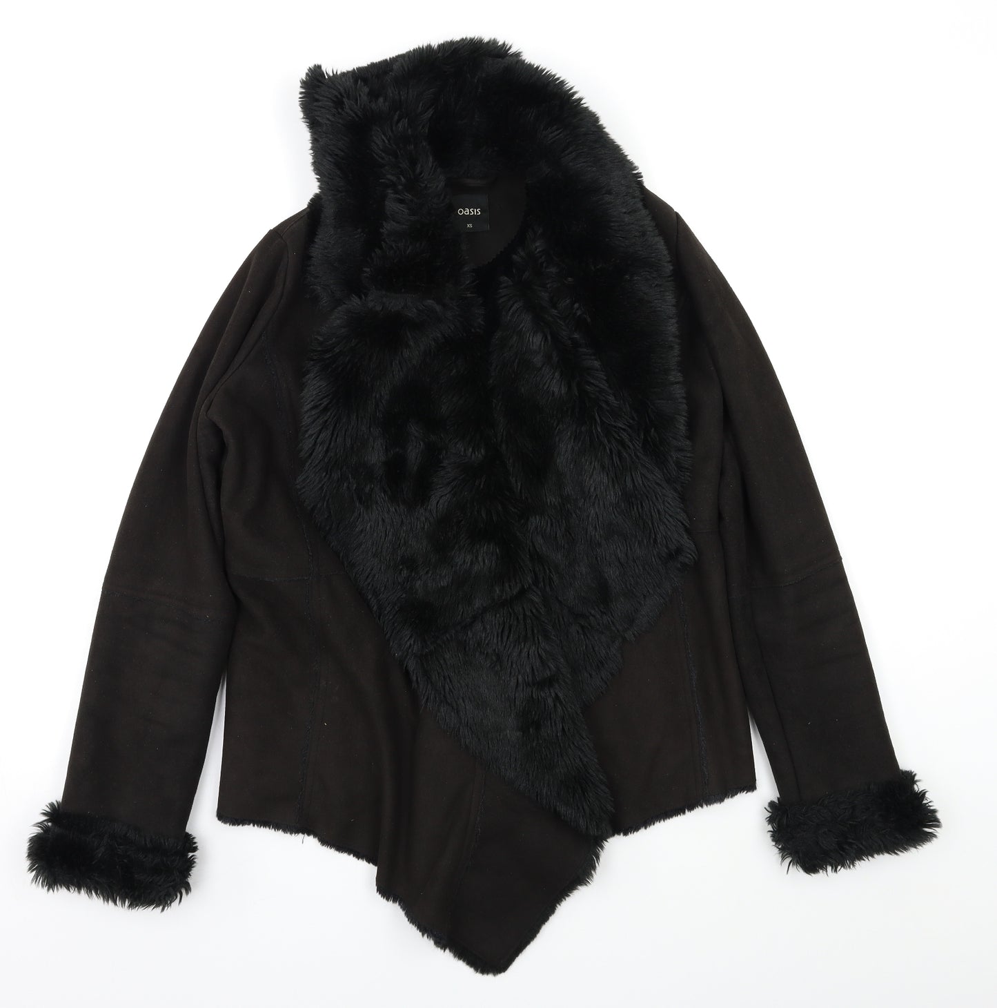 Oasis Womens Black   Gilet Coat Size XS