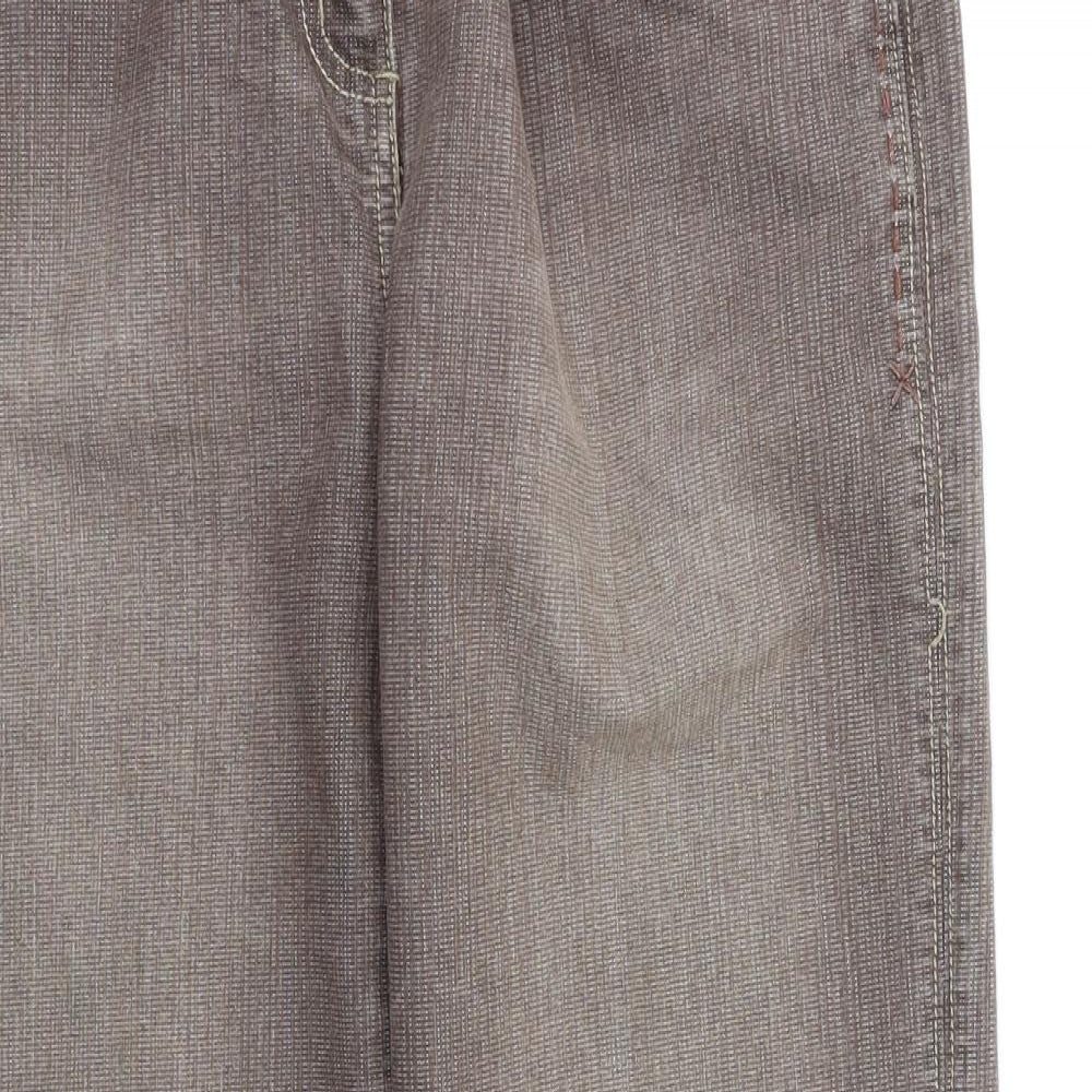 George Womens Brown   Straight Jeans Size 14 L27 in