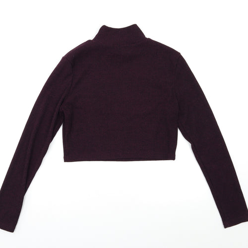 Glamorous Womens Purple   Pullover Jumper Size L