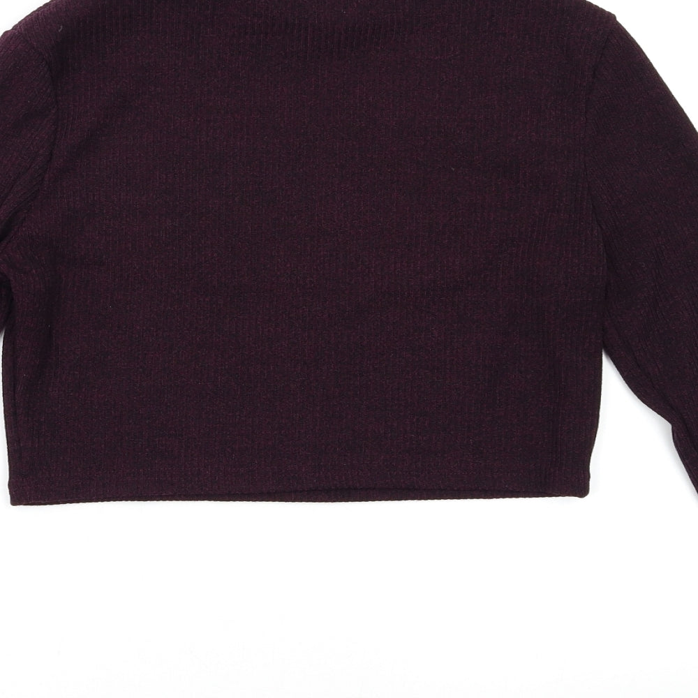 Glamorous Womens Purple   Pullover Jumper Size L