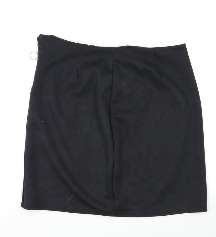 Love Yours Womens Black Mini Skirt Size 8