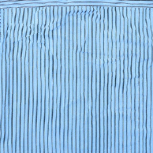 Casual Club Mens Blue Striped   Button-Up Size L