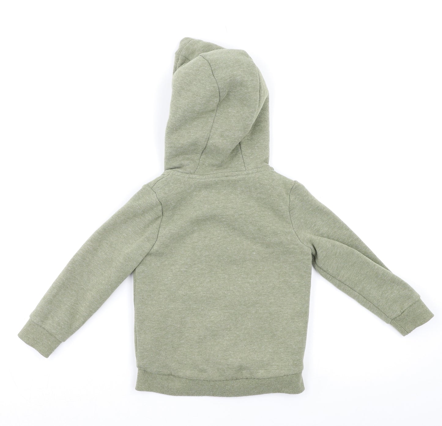 Nutmeg Girls Green Floral  Full Zip Hoodie Size 4-5 Years