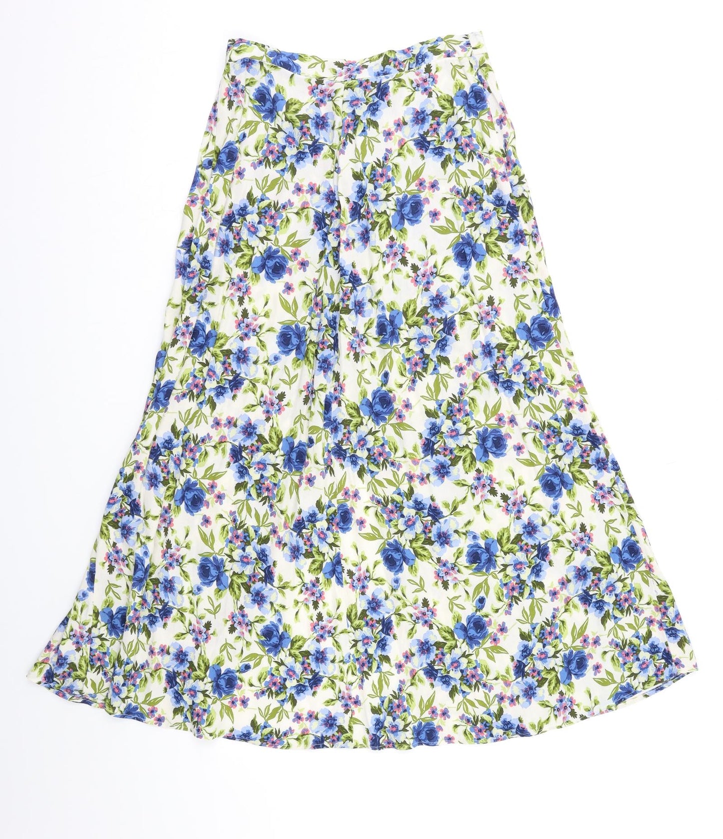 Zara Womens Multicoloured Floral  A-Line Skirt Size S