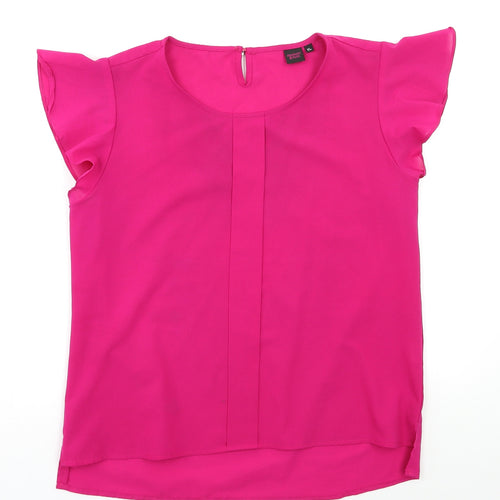 Absolutely & faith Womens Pink   Basic Blouse Size XL