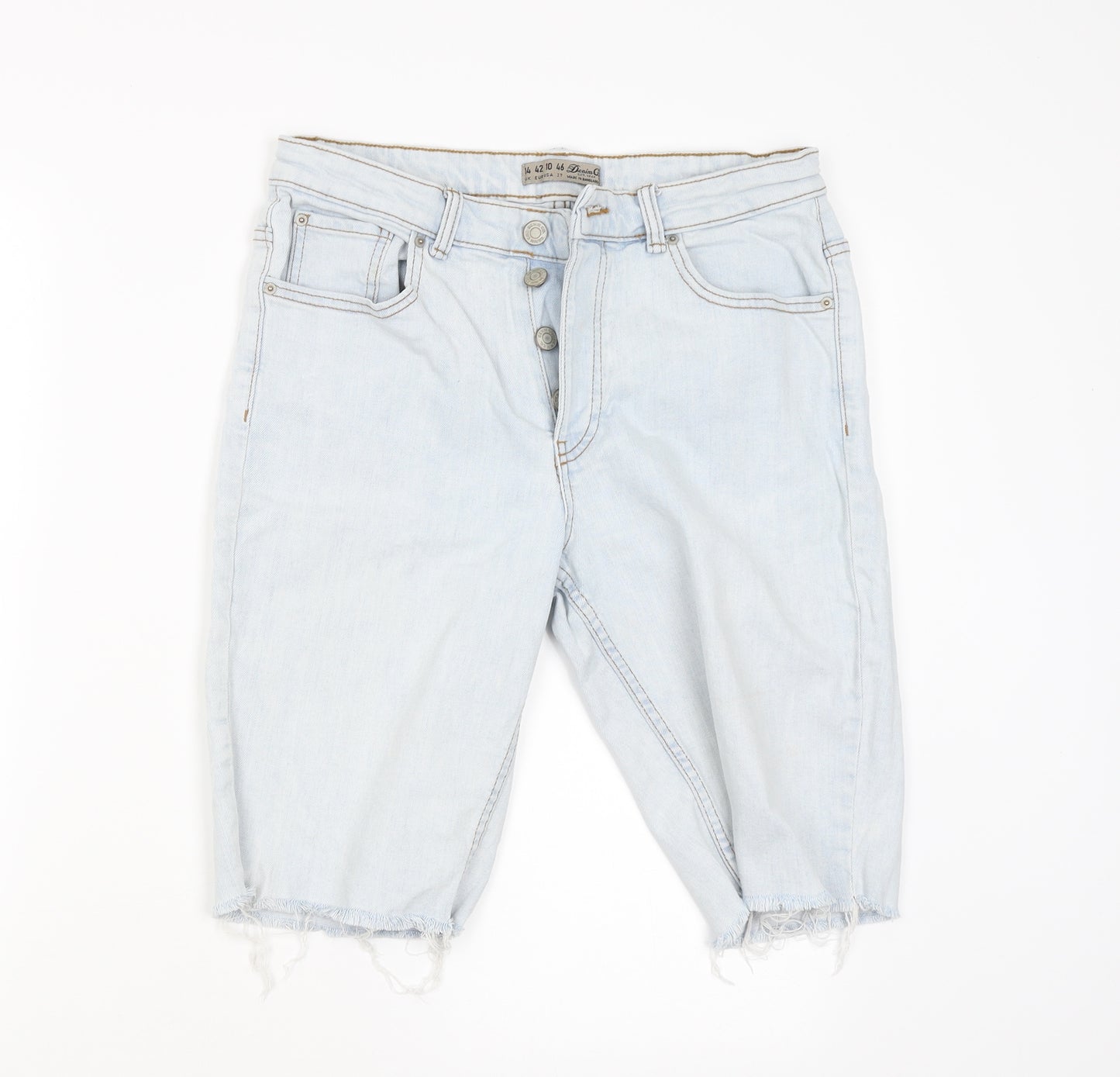 Denim Womens Blue   Straight Jeans Size 14 L20 in - Shorts