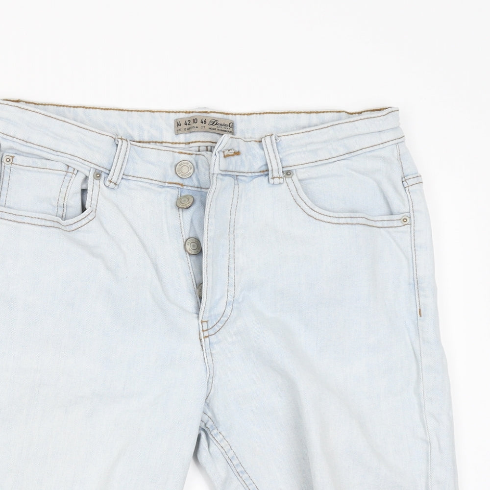 Denim Womens Blue   Straight Jeans Size 14 L20 in - Shorts