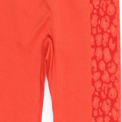 Workout Womens Orange   Jegging Trousers Size S L24.5 in