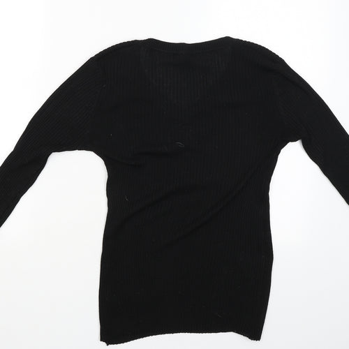 RT Womens Black   Pullover Jumper Size L