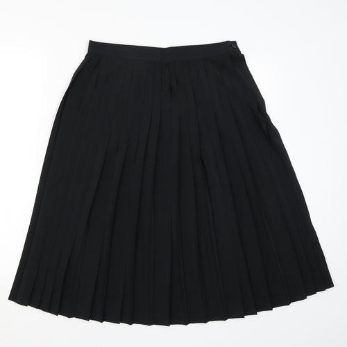 St Michael Womens Black   Flare Skirt Size 14