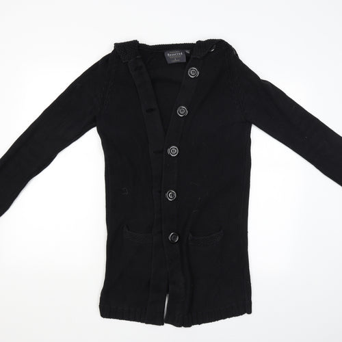RESERVED Womens Black   Cardigan Jumper Size L