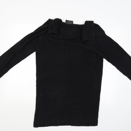 RESERVED Womens Black   Cardigan Jumper Size L