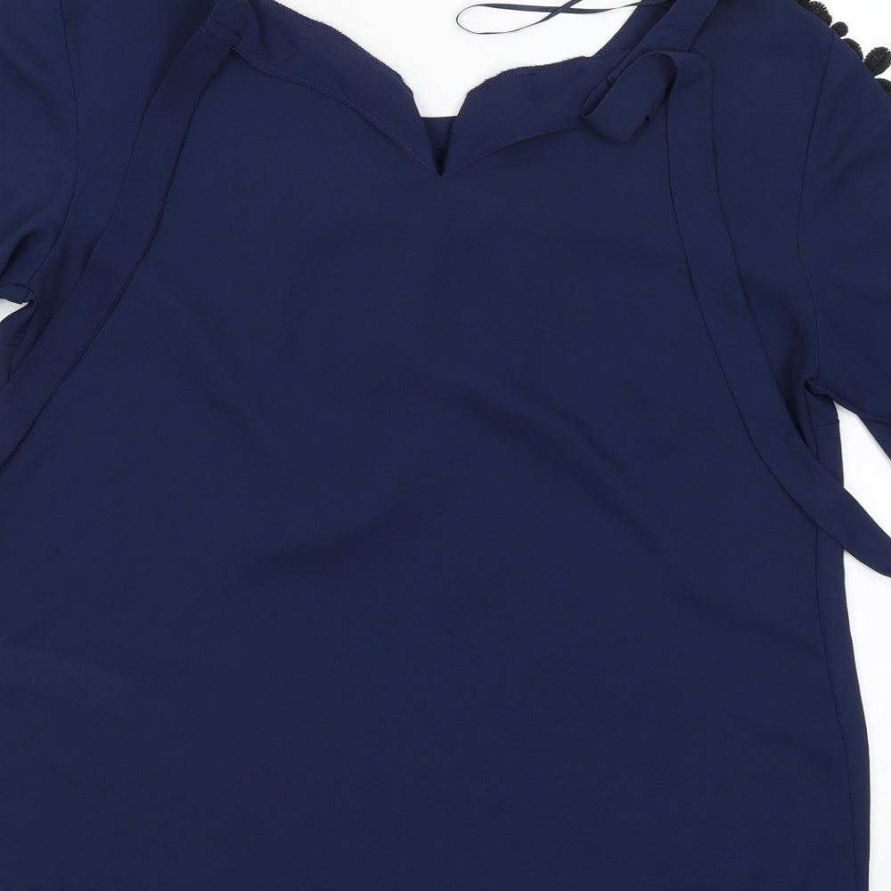 Billie and Blossom Womens Blue   Basic Blouse Size 14
