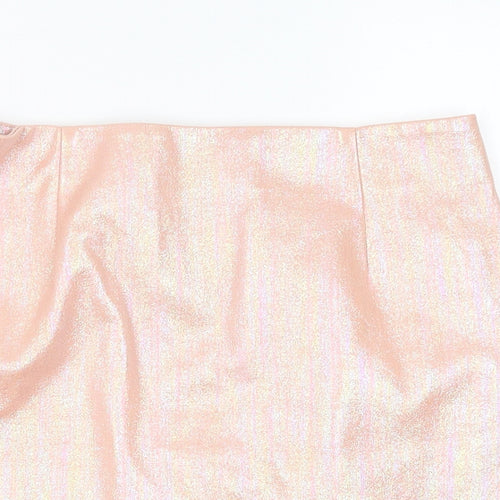 ASOS Womens Pink   Straight & Pencil Skirt Size 8
