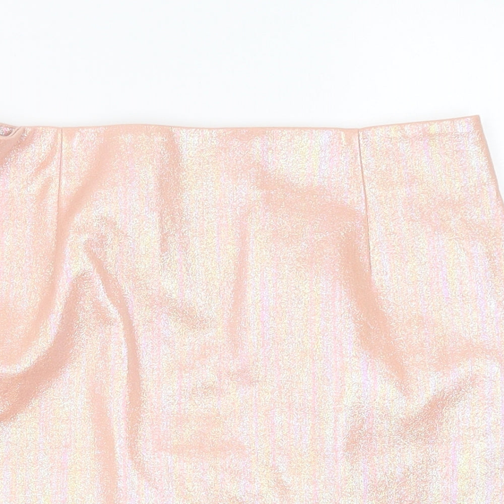 ASOS Womens Pink   Straight & Pencil Skirt Size 8