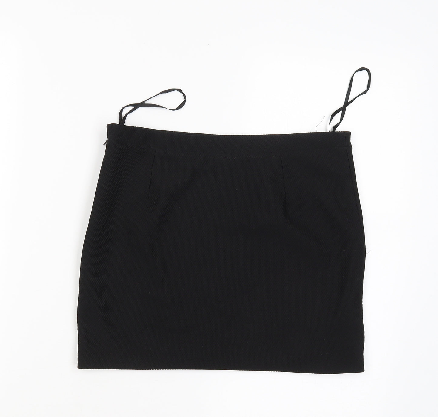 Lely Wood Womens Black   Cropped Blouse Size S  - studded