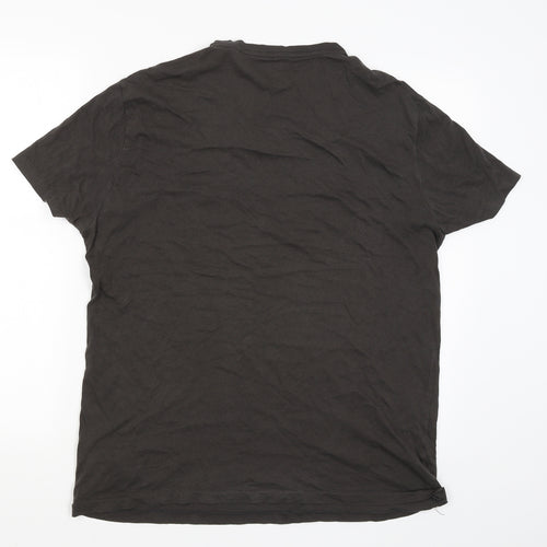 Ralph Lauren Mens Brown    T-Shirt Size L