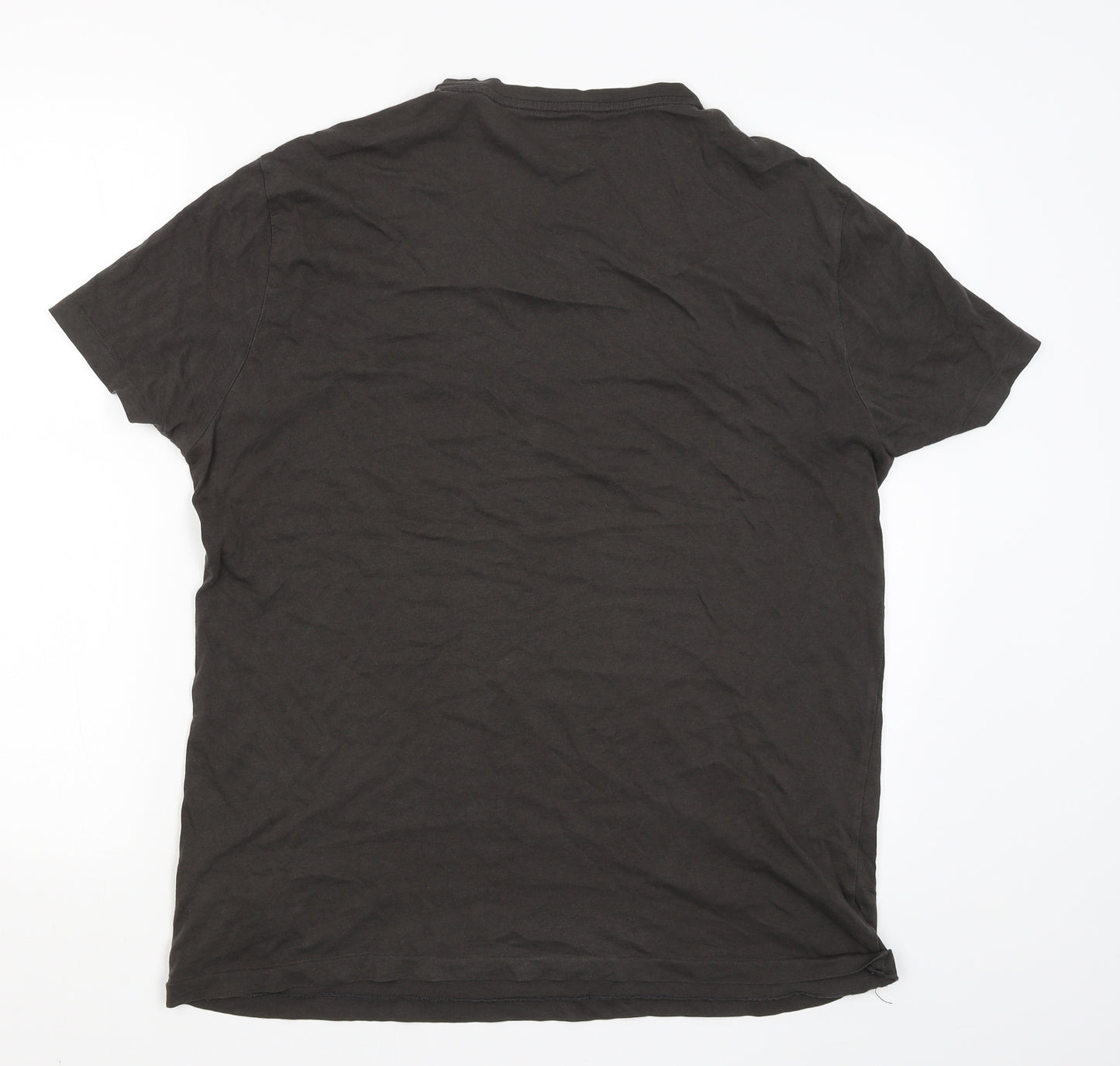 Ralph Lauren Mens Brown    T-Shirt Size L